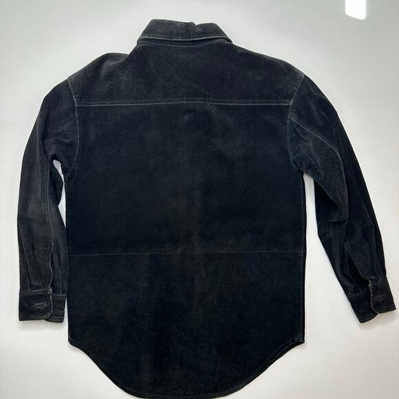 Vintage 1990’s Margaret Godfrey Black Suede Shacket/Jacket - Picture 5 of 5